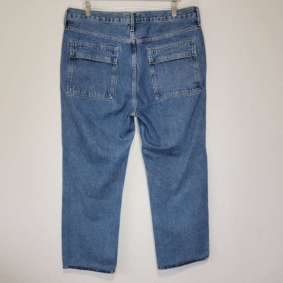 Agolde Cooper Cargo carpenter denim jeans in light wash - Picture 12 of 12